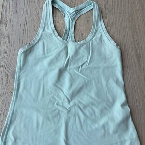 Lululemon Athletica Light Green Tank Top Size 4.